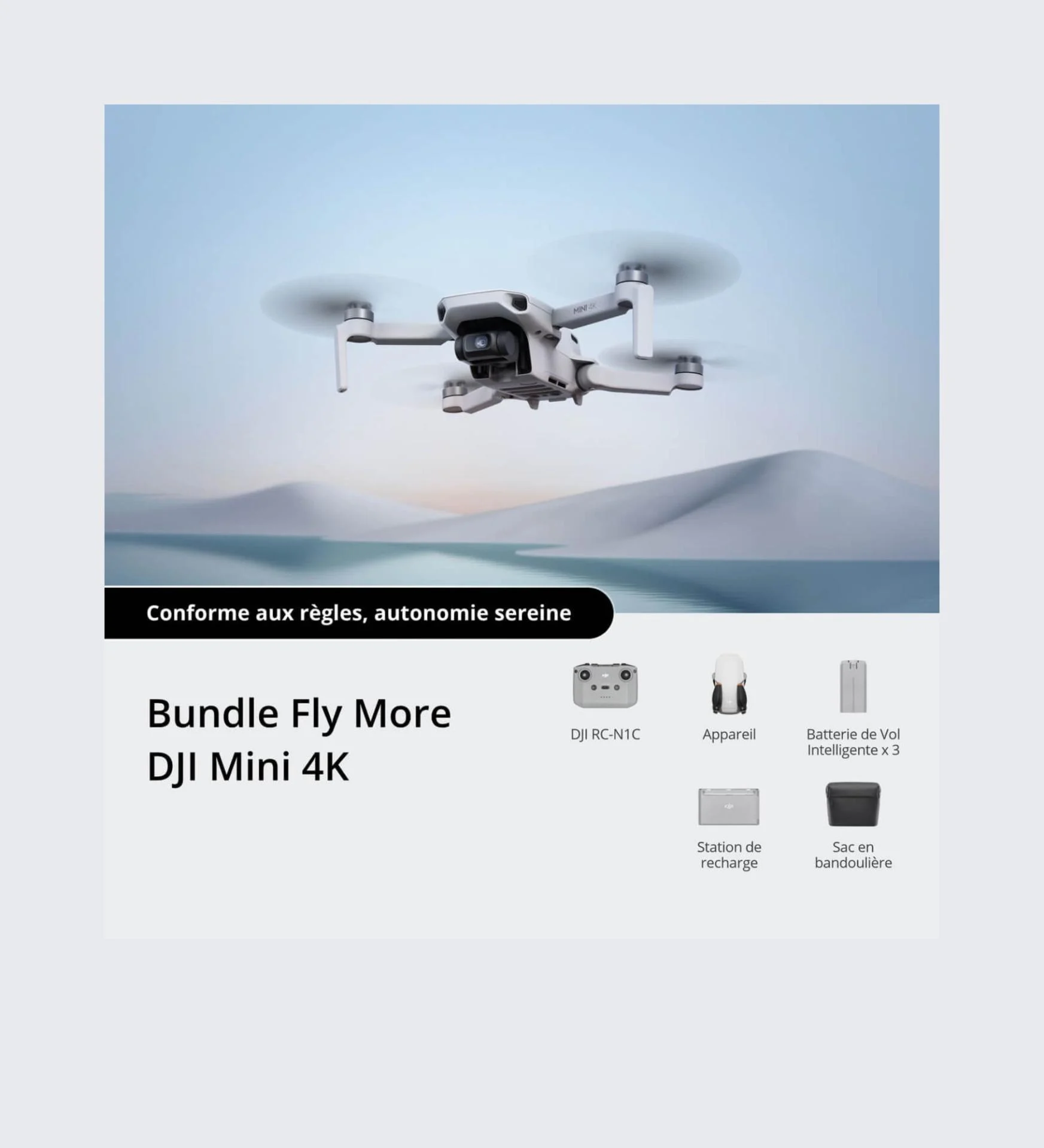 DJI MINI 4K Fly More (DJI RC-N1C)
